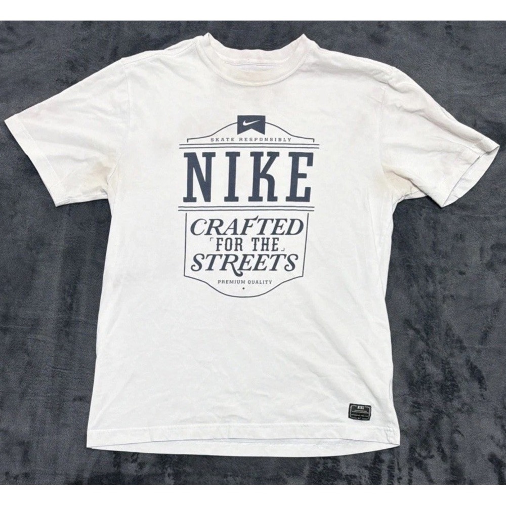 Nike SB Dri-FIT Shirt, Skate Responsibility Crafted for the Streets Off White Sz